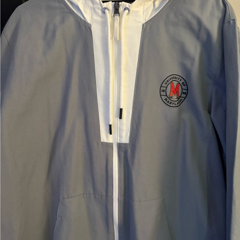 Under Armour Gray and White Performance Jacket